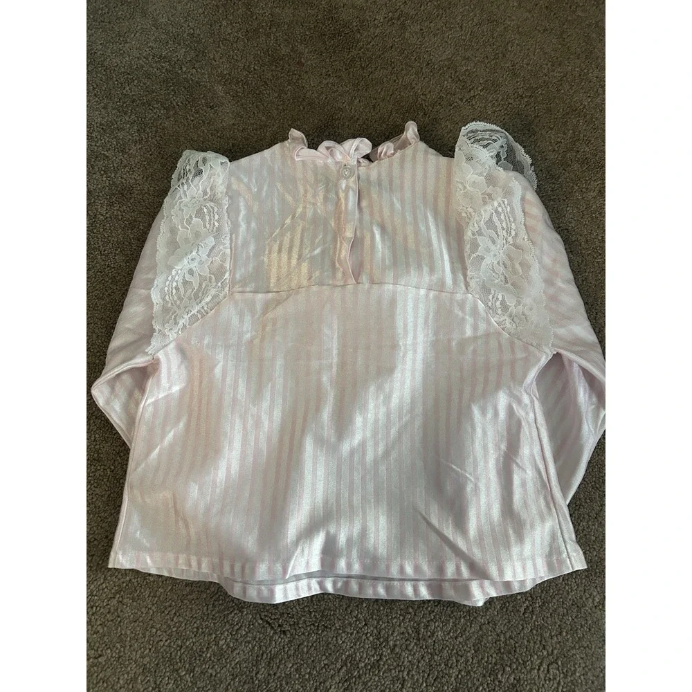 Vintage 80s/90s Edie Bee Silk Like 2 Pc Set Size Kids 6 Made In USA